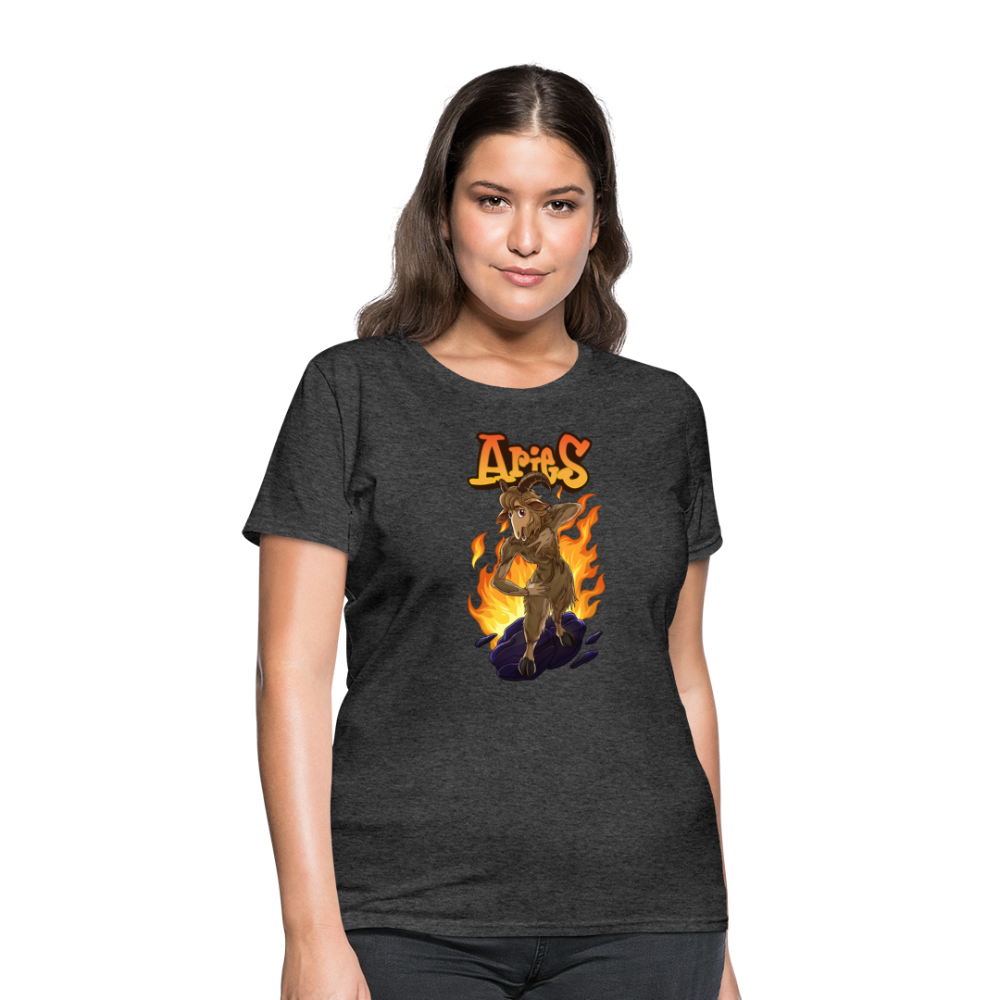 Women's Aries Narihndrab T-Shirt - heather black