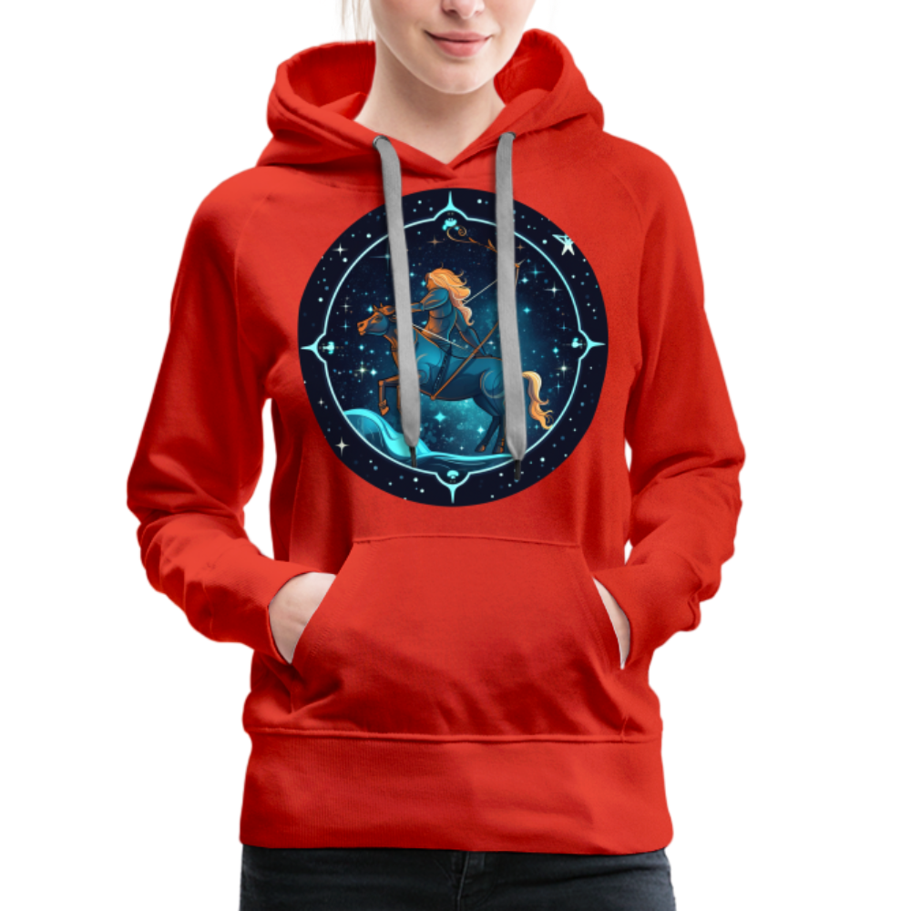 Women’s Magic Sagittarius Premium Hoodie - red