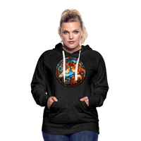 Thumbnail for Women’s Mosaic Gemini Premium Hoodie - charcoal grey