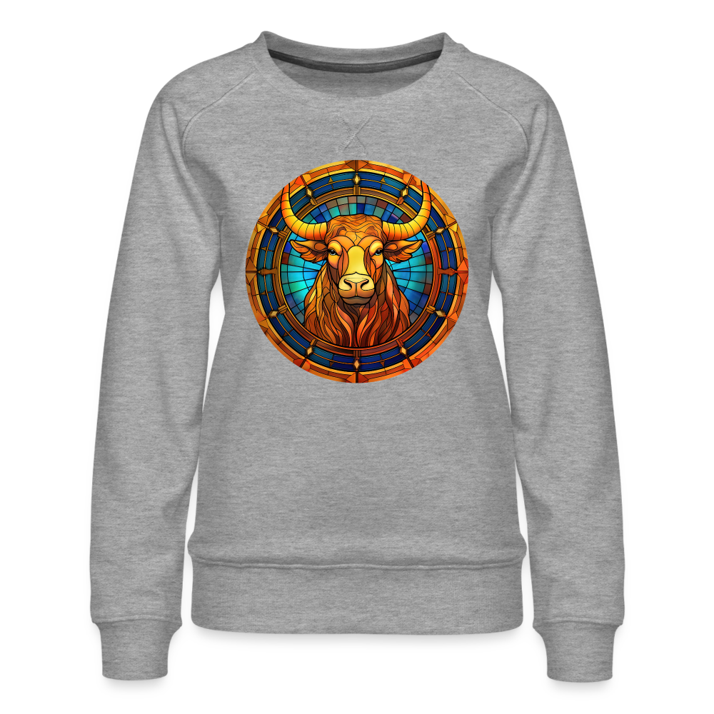 Women’s Mosaic Taurus Premium Sweatshirt - heather grey