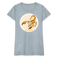 Thumbnail for Women’s Mosaic Scorpio Premium T-Shirt - heather ice blue