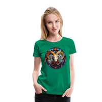 Thumbnail for Women’s Mosaic Aries Premium T-Shirt - kelly green