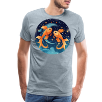 Thumbnail for Men's Magic Pisces Premium T-Shirt - heather ice blue