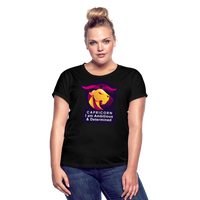 Thumbnail for Women's Glow Capricorn Relaxed Fit T-Shirt - black