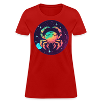 Thumbnail for Women's Mystic Cancer T-Shirt - red