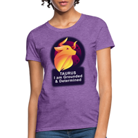 Thumbnail for Women's Glow Taurus T-Shirt - purple heather