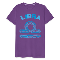 Thumbnail for Men's Power Words Libra Premium T-Shirt - purple