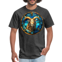 Thumbnail for Men's Mosaic Capricorn Classic T-Shirt - heather black