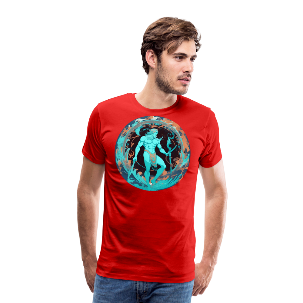 Men's Mythical Aquarius Premium T-Shirt - red