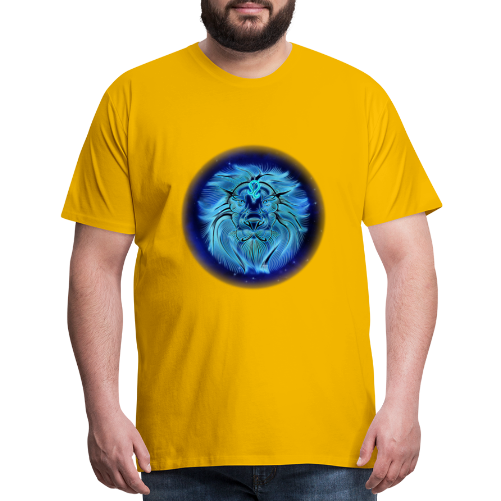 Men's Leo Premium T-Shirt - sun yellow