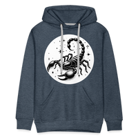 Thumbnail for Men’s Magic Scorpio Premium Hoodie - heather denim