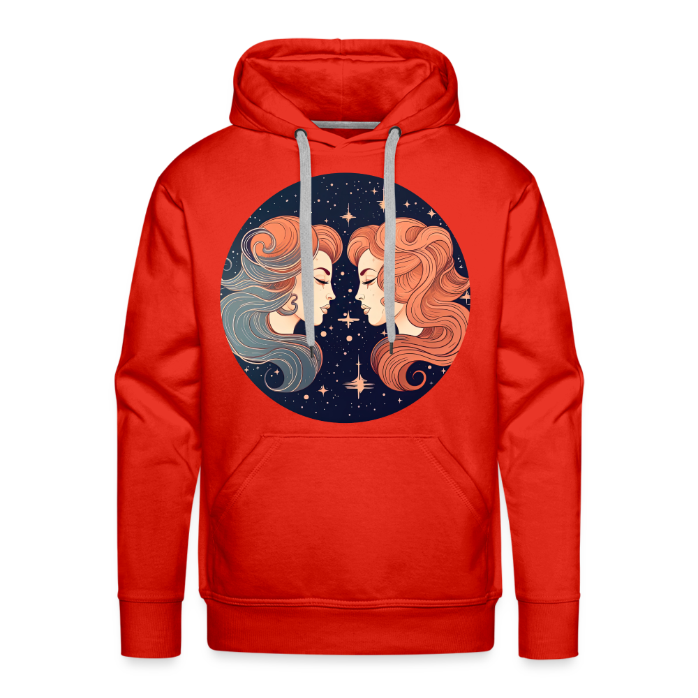 Men’s Mystic Gemini Premium Hoodie - red