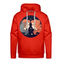 Thumbnail for Men’s Mystic Gemini Premium Hoodie - red