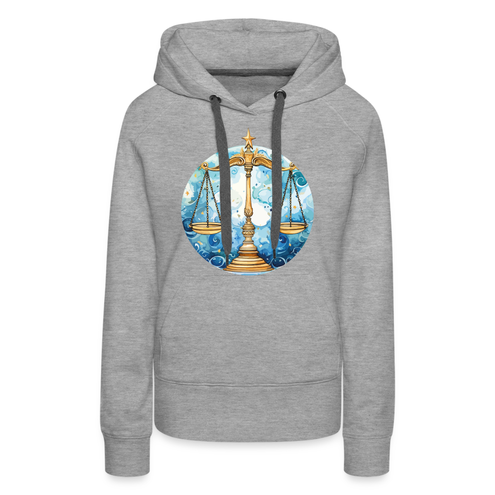 Women’s Mythical Libra Premium Hoodie - heather grey