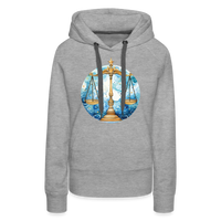 Thumbnail for Women’s Mythical Libra Premium Hoodie - heather grey