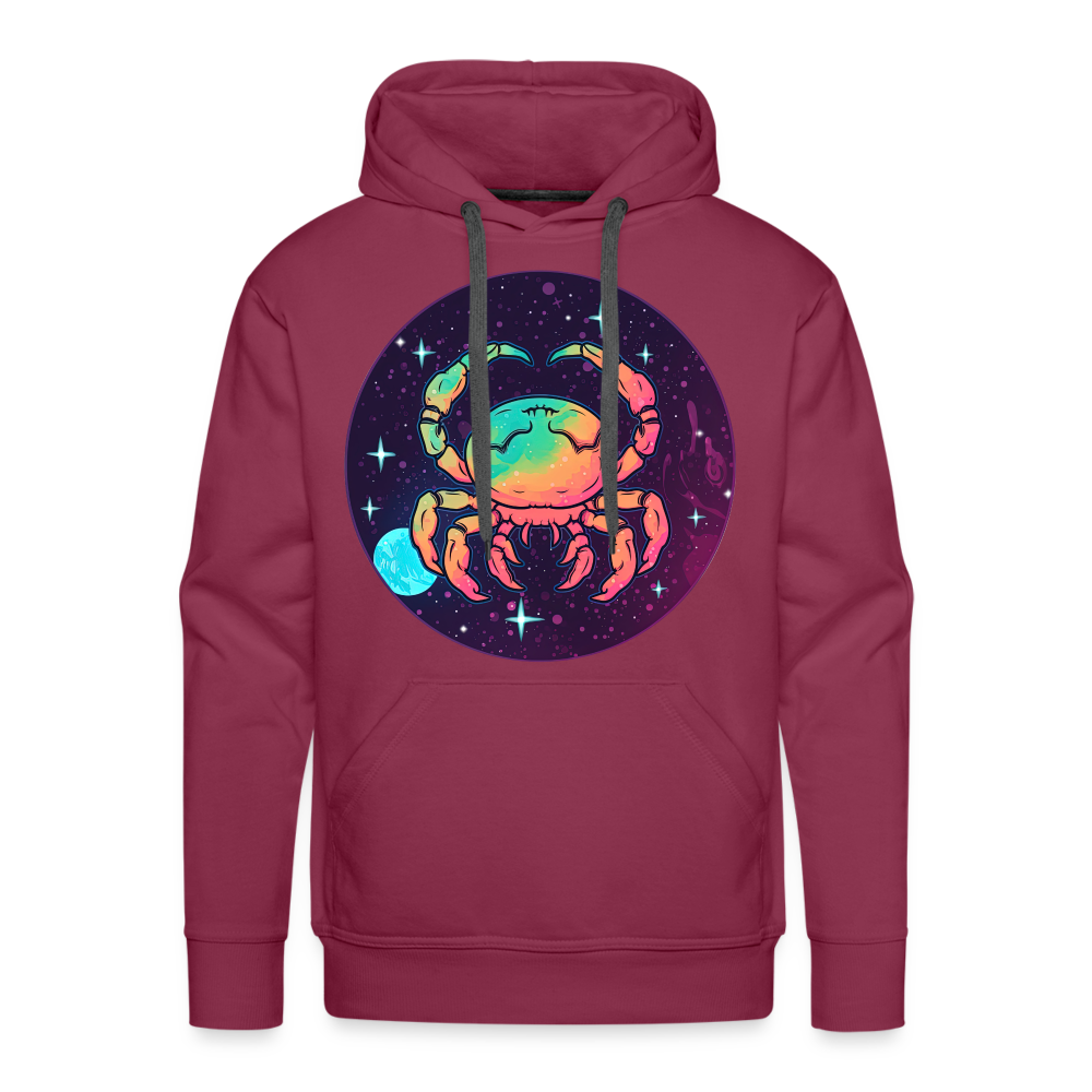 Men’s Mystic Cancer Premium Hoodie - burgundy