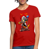 Thumbnail for Astral Leo Women's T-Shirt - red