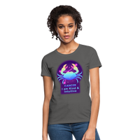 Thumbnail for Women's Neon Cancer T-Shirt - charcoal