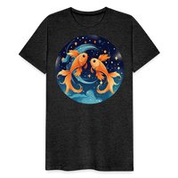 Thumbnail for Men's Magic Pisces Premium T-Shirt - charcoal grey