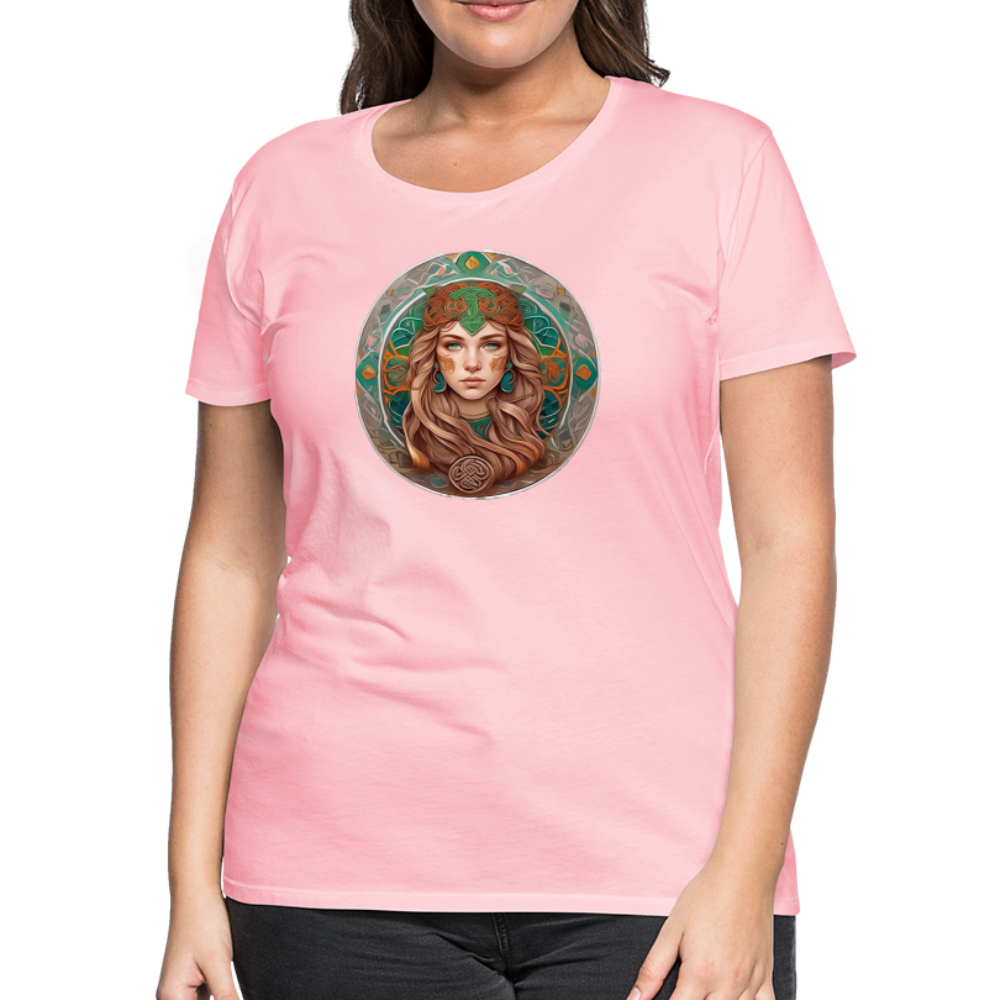 Women’s Mythical Virgo Premium T-Shirt - pink