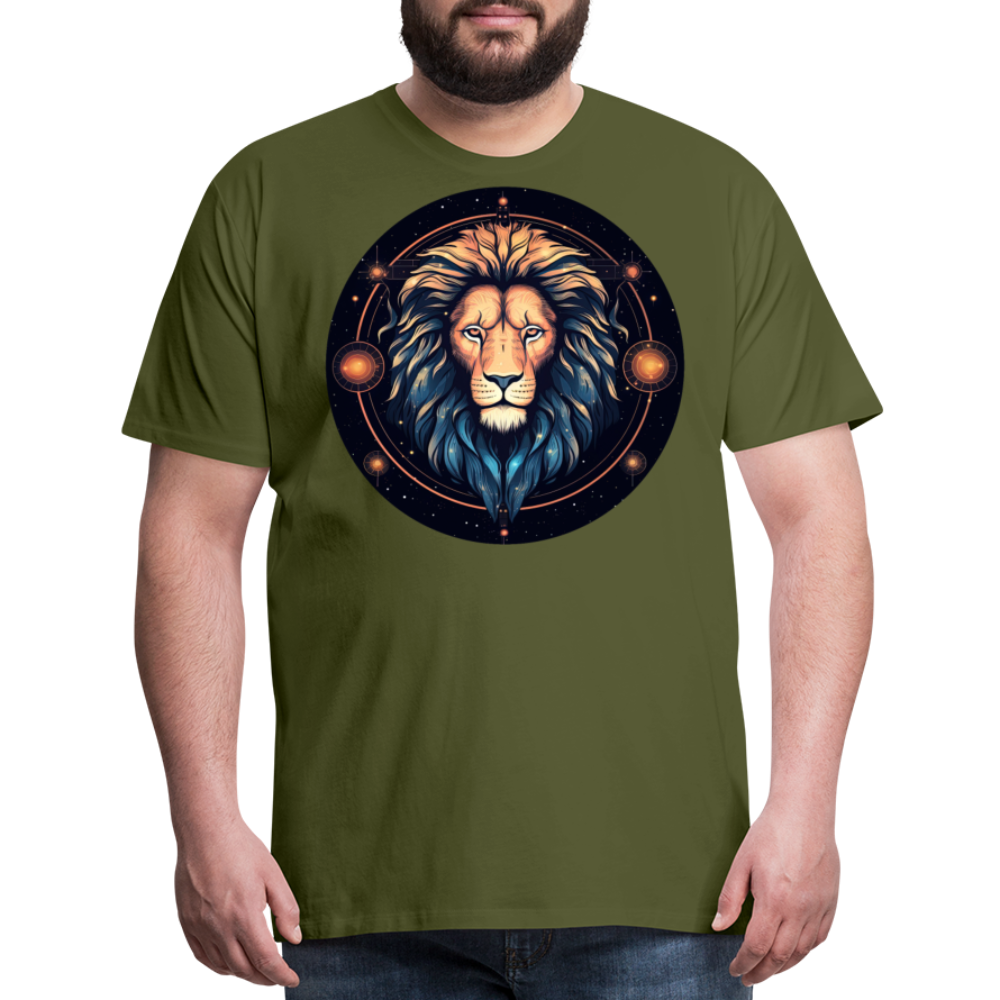 Men's Magic Leo Premium T-Shirt - olive green