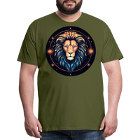 Thumbnail for Men's Magic Leo Premium T-Shirt - olive green