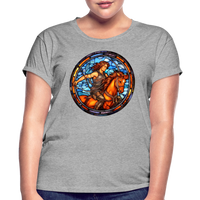 Thumbnail for Women's Mosaic Sagittarius Relaxed Fit T-Shirt - heather gray