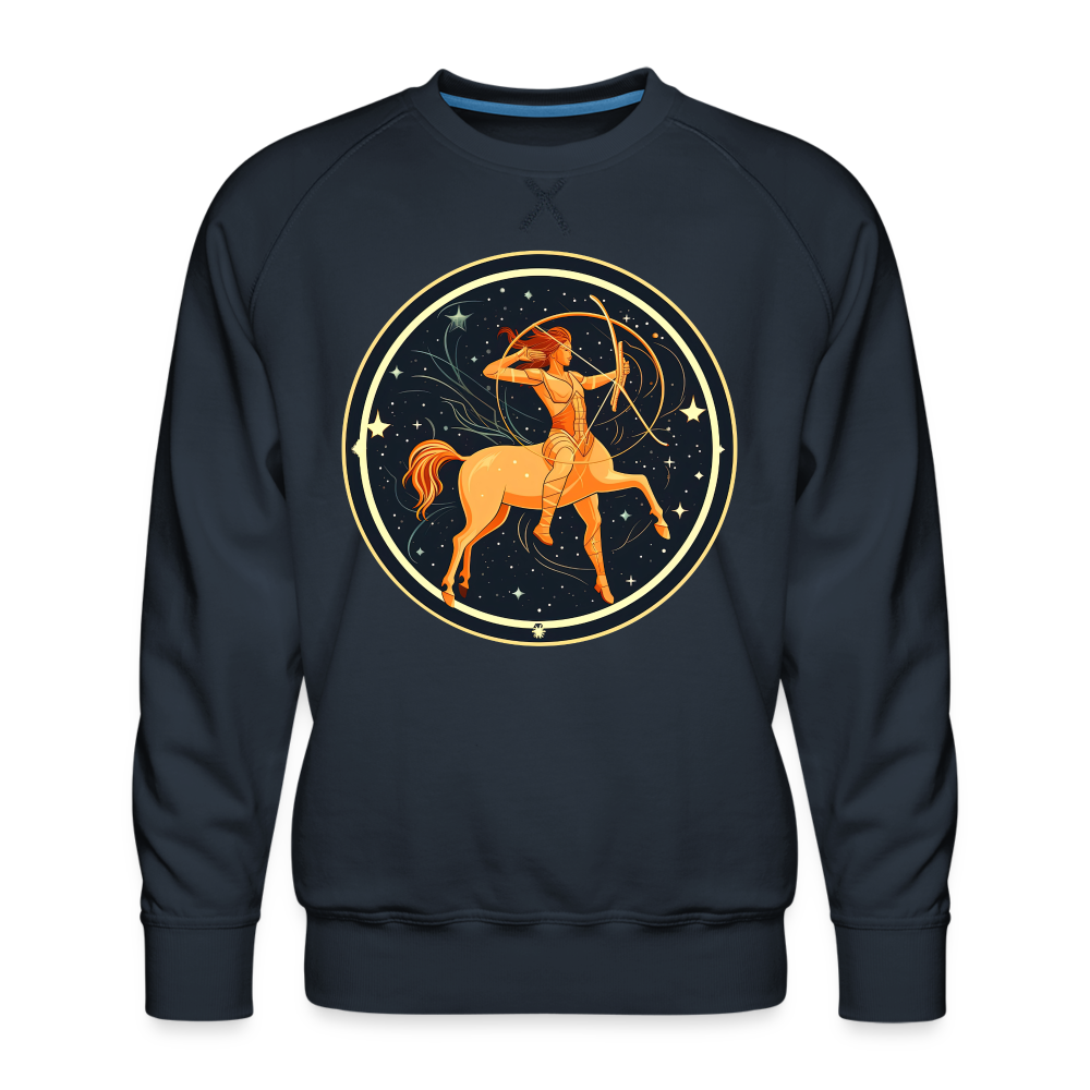 Men’s Mystic Sagittarius Premium Sweatshirt - navy