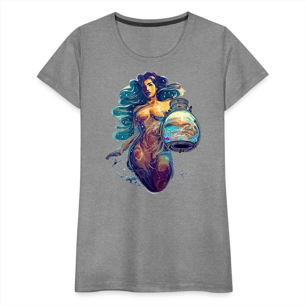 Women’s Mythical Aquarius Premium T-Shirt - heather gray