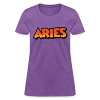 Thumbnail for Women's Aries New Design T-Shirt - purple heather