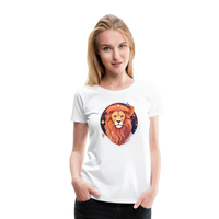 Thumbnail for Women's Symbol Leo Premium T-Shirt - white