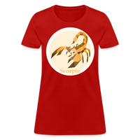 Thumbnail for Women's Mosaic Scorpio T-Shirt - red