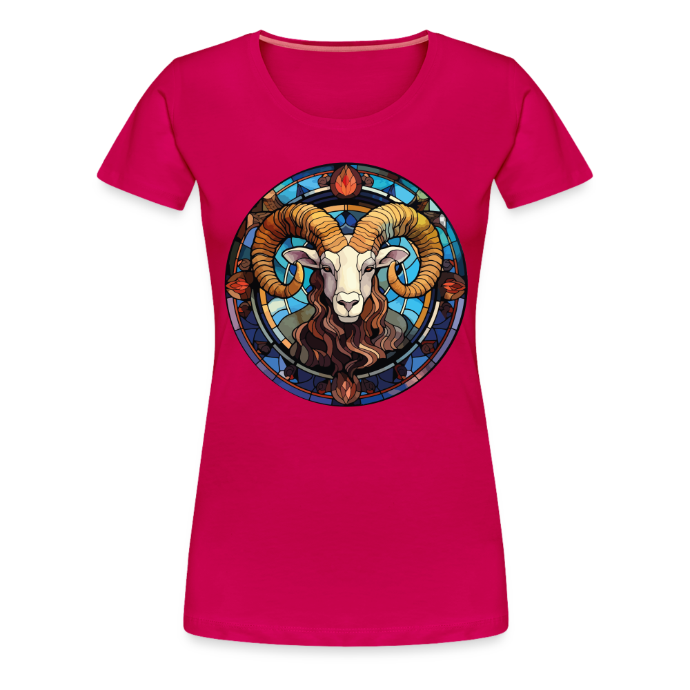 Women’s Mosaic Aries Premium T-Shirt - dark pink