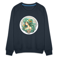 Thumbnail for Women’s Symbol Virgo Premium Sweatshirt - navy