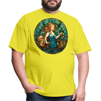 Thumbnail for Men's Mosaic Virgo Classic T-Shirt - yellow