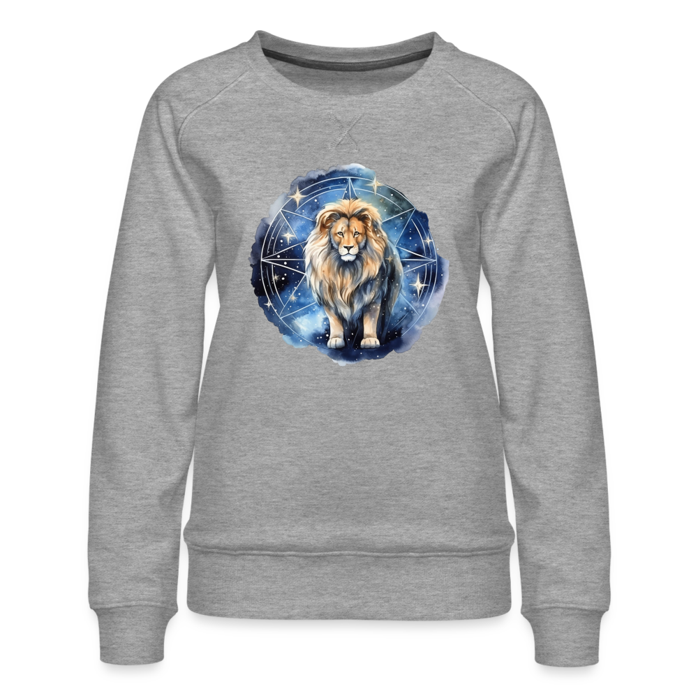 Women’s Mythical Leo Premium Sweatshirt - heather grey