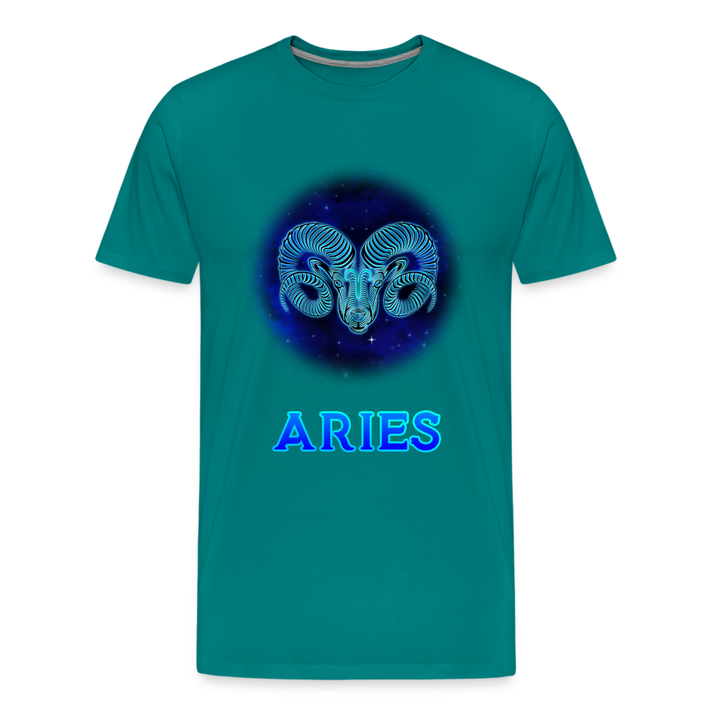 Men's Aries Premium T-Shirt - teal