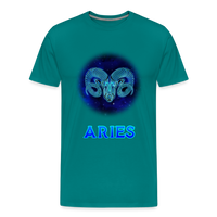 Thumbnail for Men's Aries Premium T-Shirt - teal