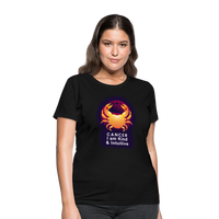 Thumbnail for Women's Glow Cancer T-Shirt - black