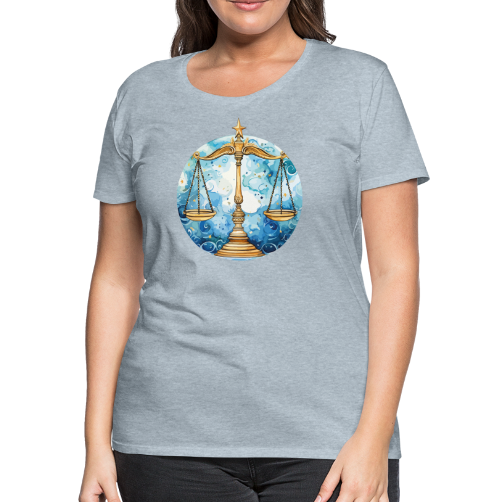 Women’sMythical Libra Premium T-Shirt - heather ice blue