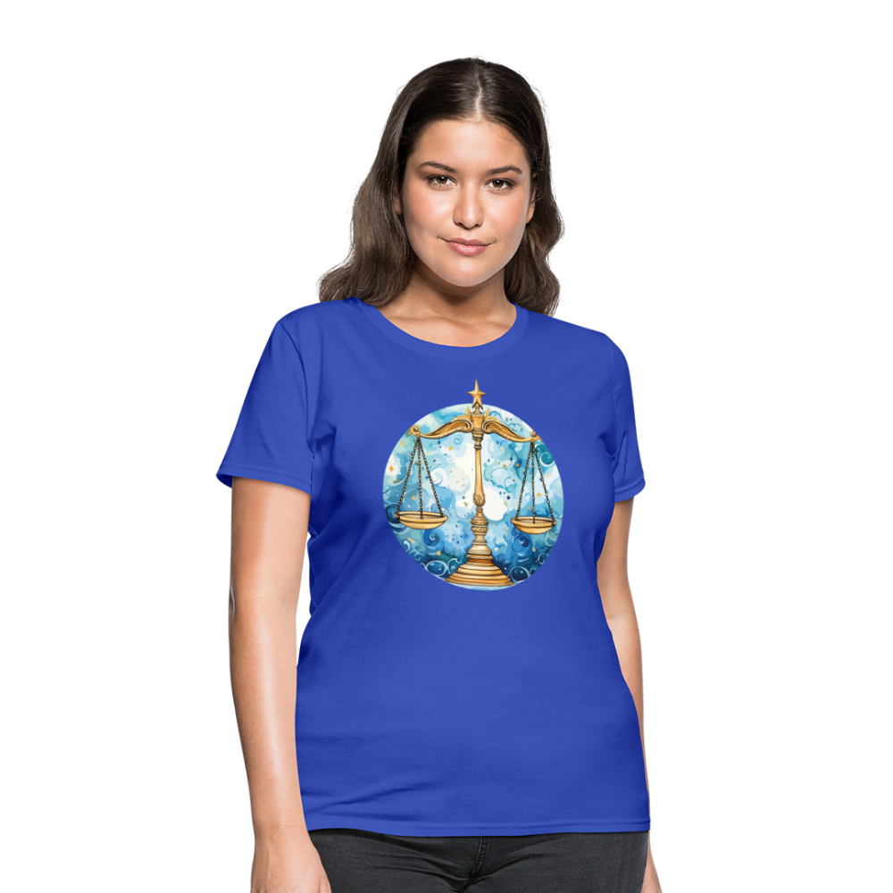 Women's Mythical Libra T-Shirt - royal blue