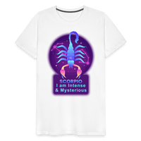 Thumbnail for Men's Neon Scorpio Premium T-Shirt - white