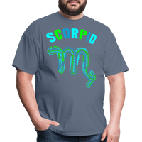 Thumbnail for Men's Power Words Scorpio Classic T-Shirt - denim