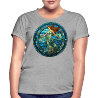 Thumbnail for Women's Mosaic Aquarius Relaxed Fit T-Shirt - heather gray