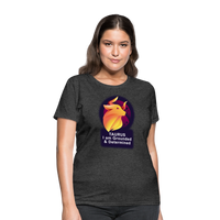 Thumbnail for Women's Glow Taurus T-Shirt - heather black