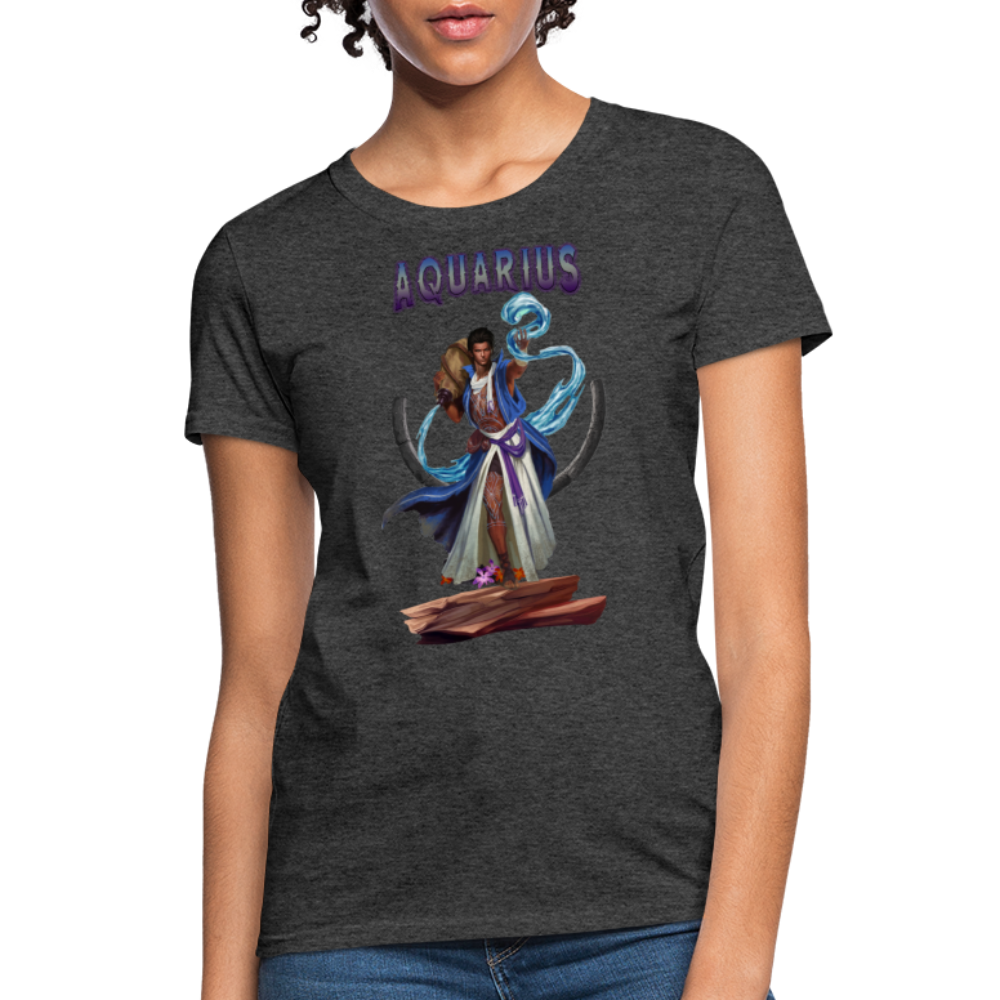 Women's Astral Aquarius T-Shirt - heather black