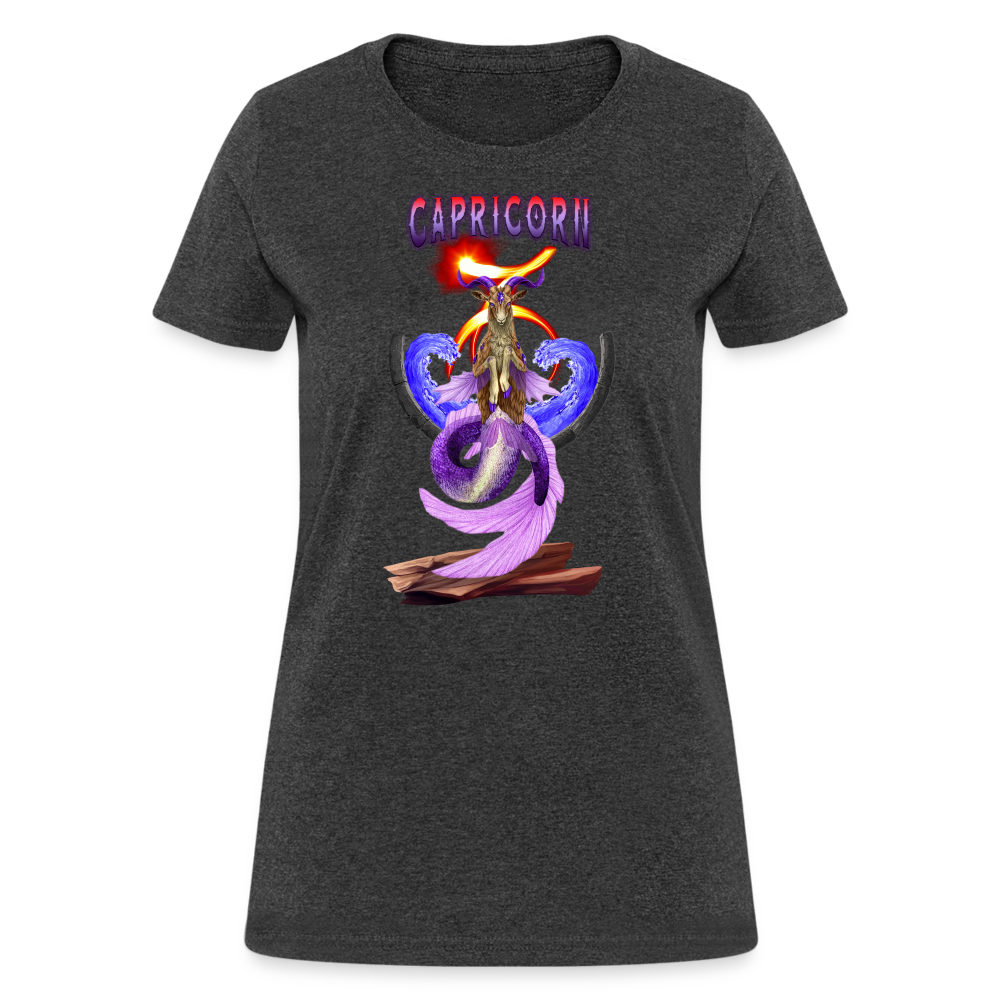 Astral Capricorn Women's T-Shirt - heather black