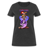 Thumbnail for Astral Capricorn Women's T-Shirt - heather black