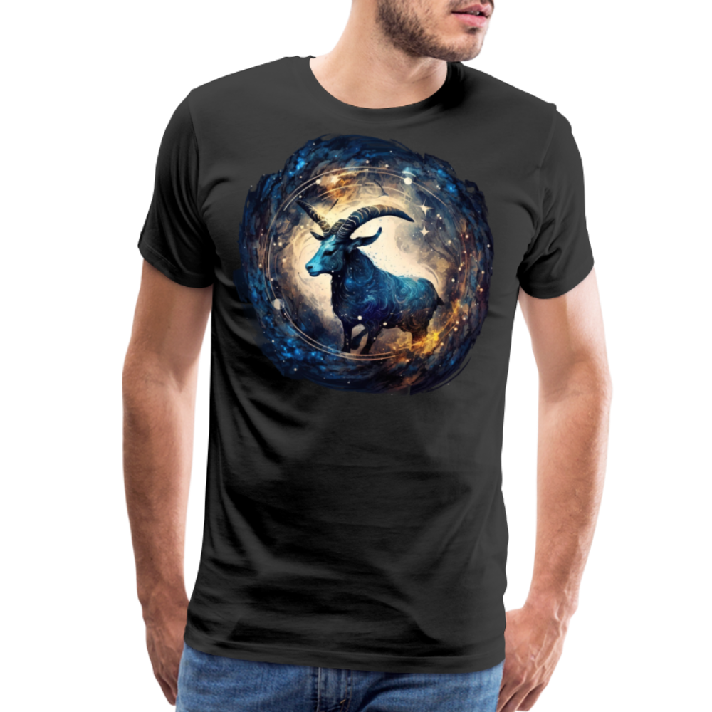 Men's Mythical Capricorn Premium T-Shirt - black