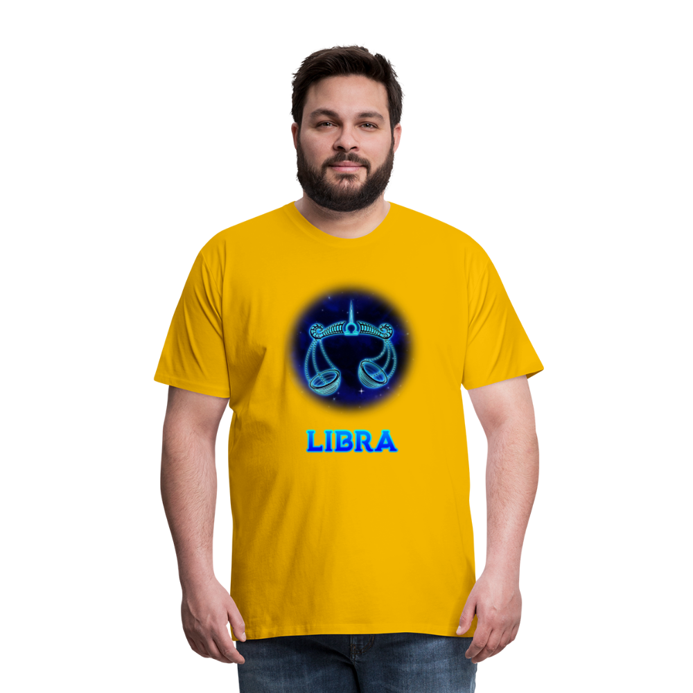 Men's Libra Premium T-Shirt - sun yellow